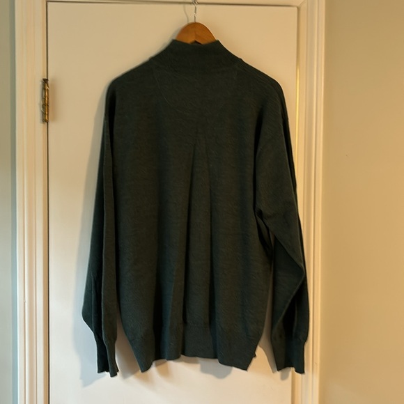 Orvis Wool 1/2 Zip green sweater - Picture 4 of 4